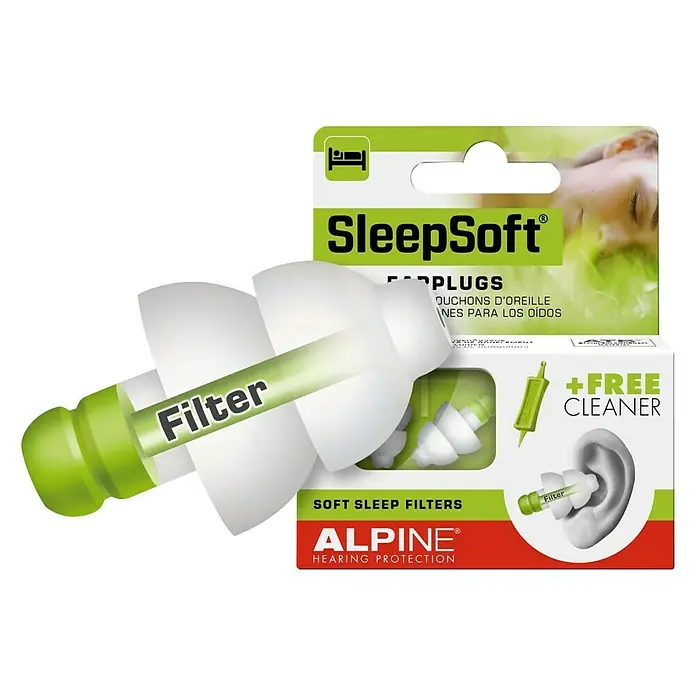 Alpine Zaštitni čepići za uši Sleepsoft - Područje primjene: Spavaća soba, 1 Par