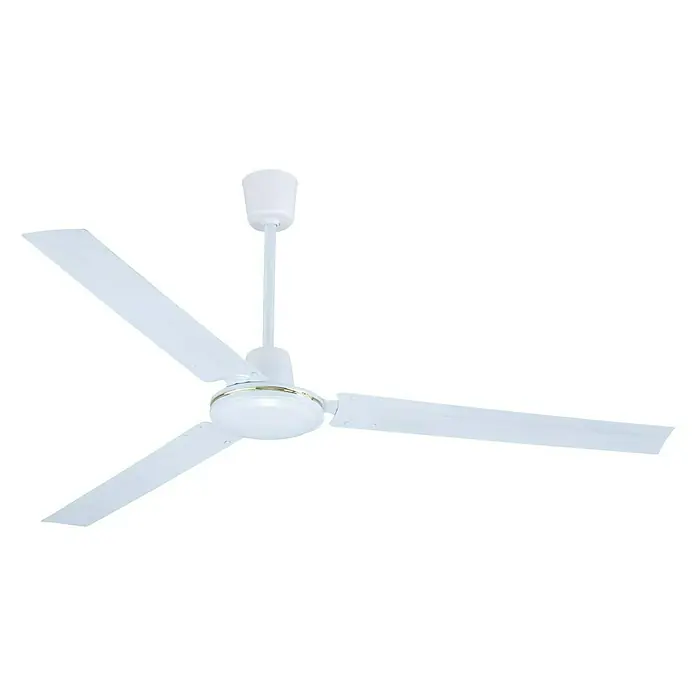 Ventilador de techo Industrial - Diámetro: 140 cm, Blanco, 65 W, AC