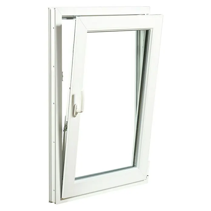 Solid Elements Ventana de PVC 1 hoja practicable-oscilobatiente - 70 x 100 cm, Apertura según normativa: Derecha, Blanco, Sin persiana