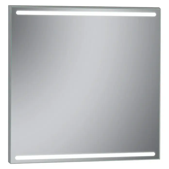 Camargue Espejo con luz LED Nanga - An x Al: 80 x 80 cm, Transformador
