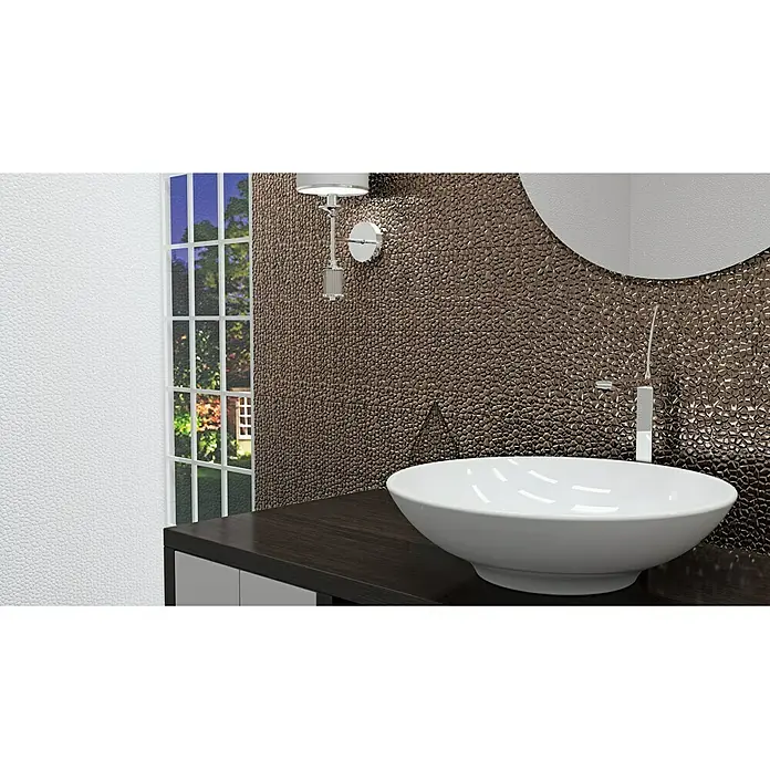 Wandfliese Alto Platin - 30 x 60 cm, Braun, Glänzend