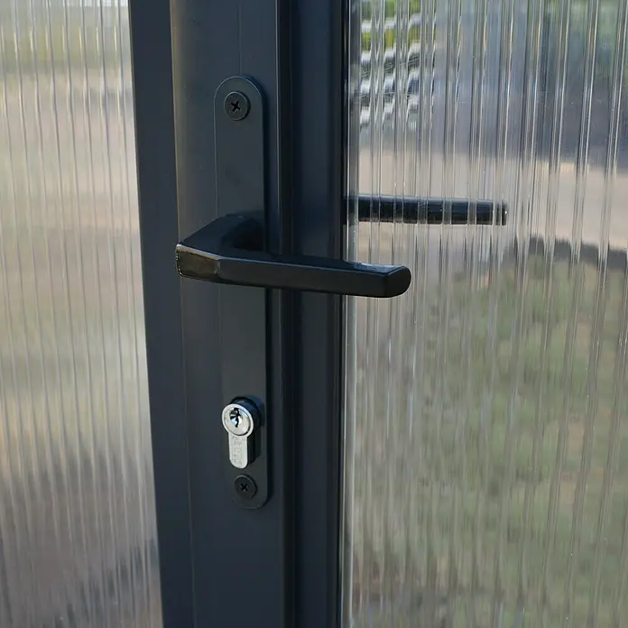 Palram – Canopia Gewächshaus Glory 8x12 - 3,64 x 2,44 x 2,68 m, Glasstärke: 10 mm, Polycarbonat