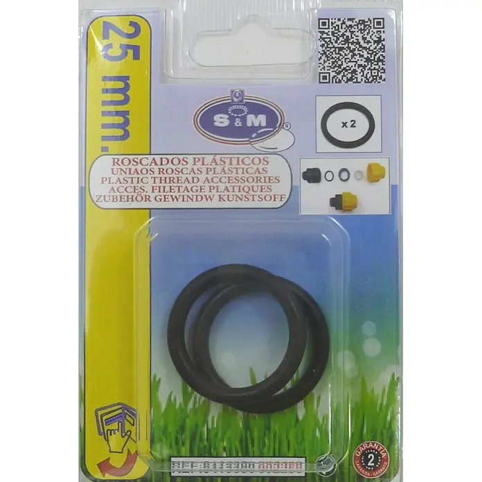 Junta tórica - Diámetro: 25 mm, 2 ud.