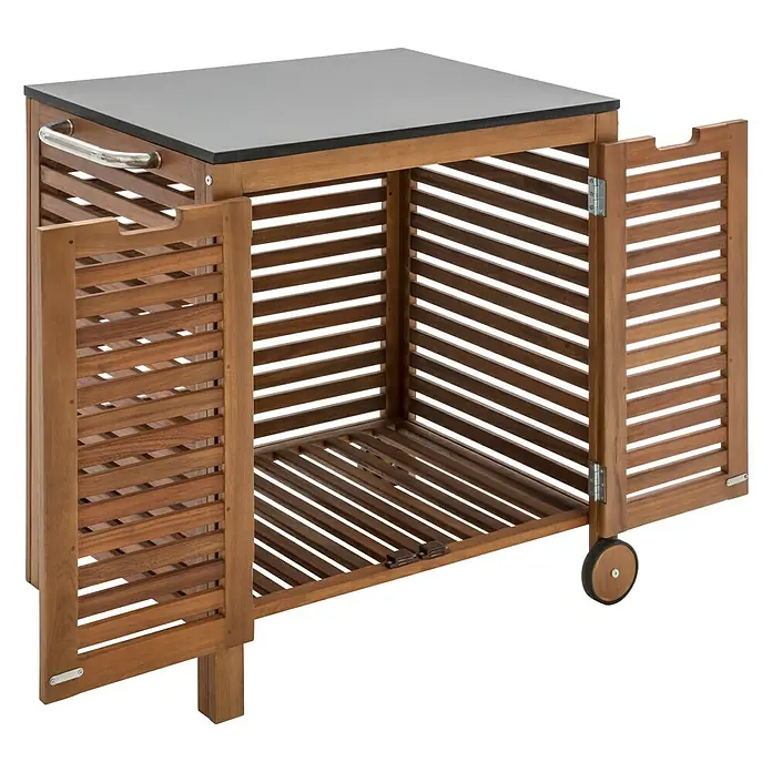 Sunfun Diana Vrtni ormar za skladištenje - 58 x 77 x 88 cm, S kotačićima