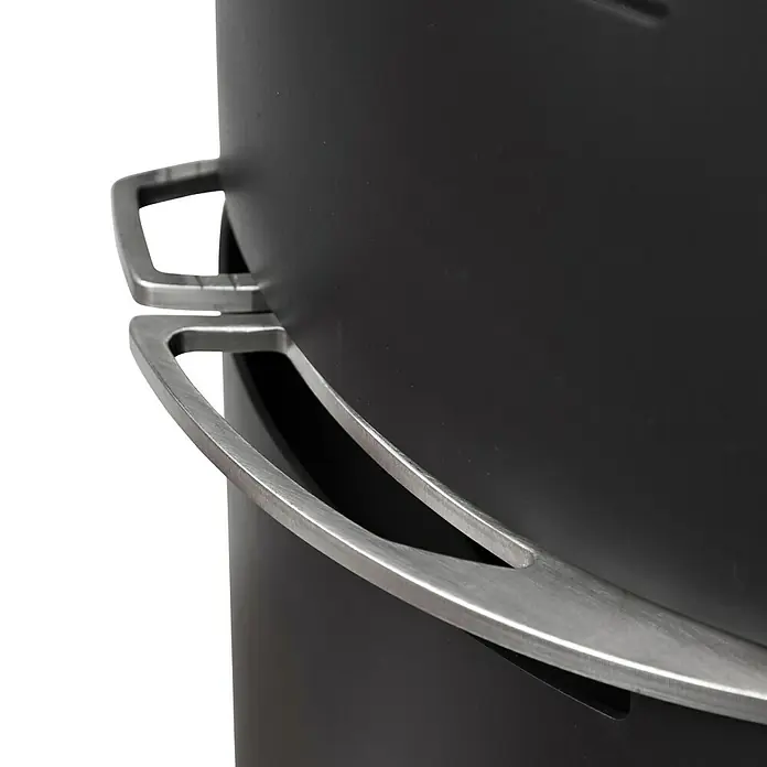 Aduro Kaminofen 17 - 6,5 kW, Raumheizvermögen: 350 m³, Schwarz - Vorderansicht