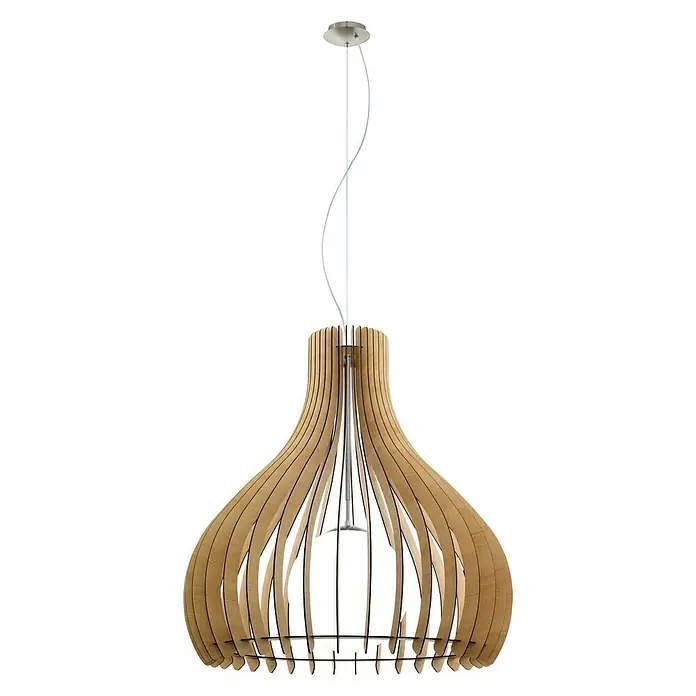 Eglo Pendelleuchte rund Tindori - Ø x H: 1.000 mm x 430 cm - Vorderansicht