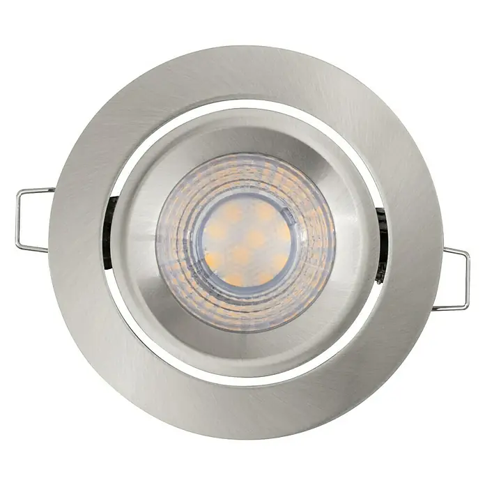 Ledvance LED-Einbauleuchten-Set Simple Dim - 5 W, Nickel, 3 Stk., Warmweiß