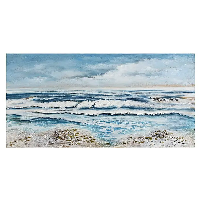 Cuadro pintado a mano Dipinto Sea views - Vistas al mar, An x Al: 120 x 60 cm