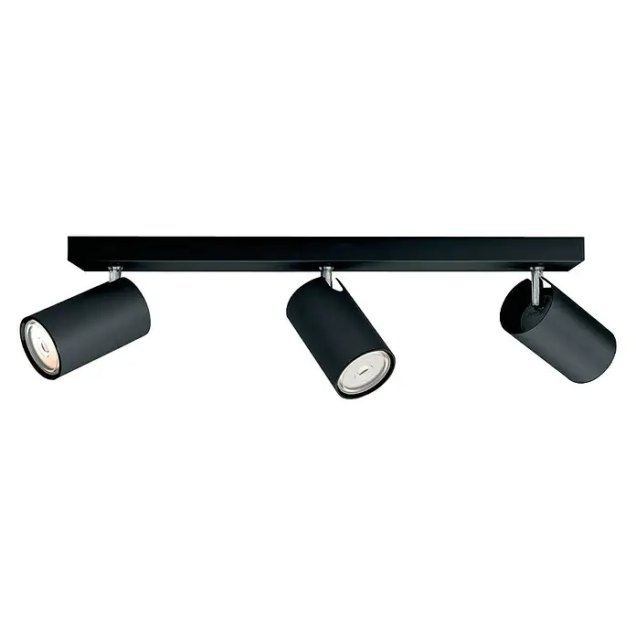 Philips Regleta Kosipo - 10 W, L x An x Al: 9,2 x 44,3 x 11,8 cm, Negro, GU10