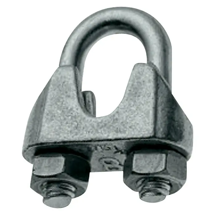 Stabilit Seilklemme - Für Seildurchmesser: 8 mm, 10 Stk., Stahl - Vorderansicht