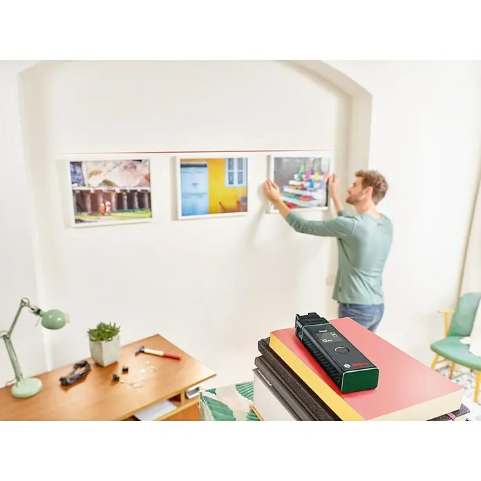 Bosch Linien-Adapter - Passend für: Bosch Laserentfernungsmesser Zamo III - Anwendungsbeispiel