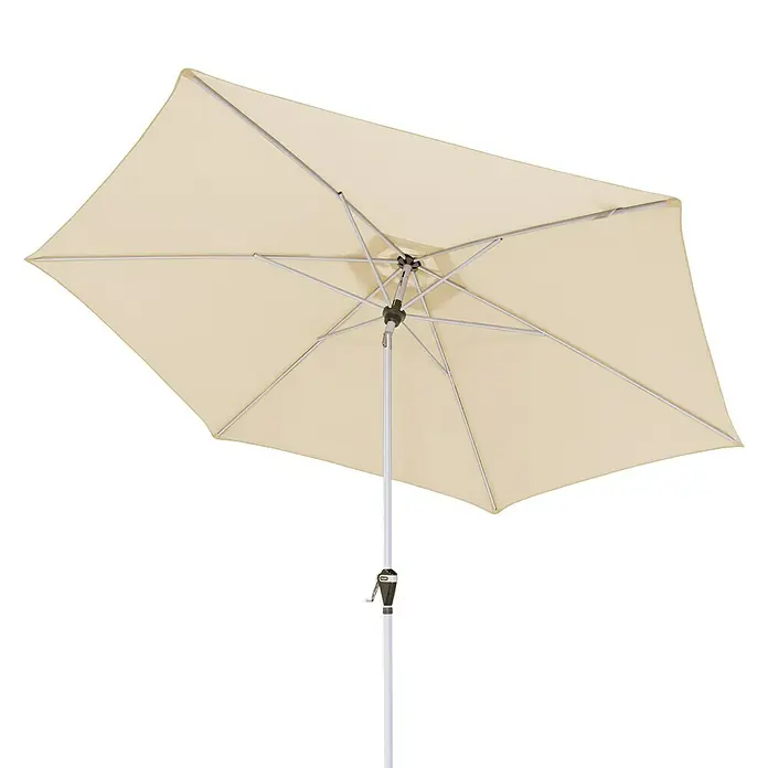 Doppler Active Kurbelschirm Auto Tilt - Natur, Durchmesser: 320 cm - Ansicht von unten