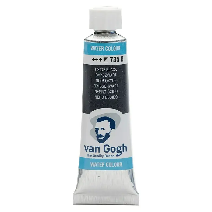 Talens Van Gogh Acuarela - Negro óxido, 10 ml, Tubo