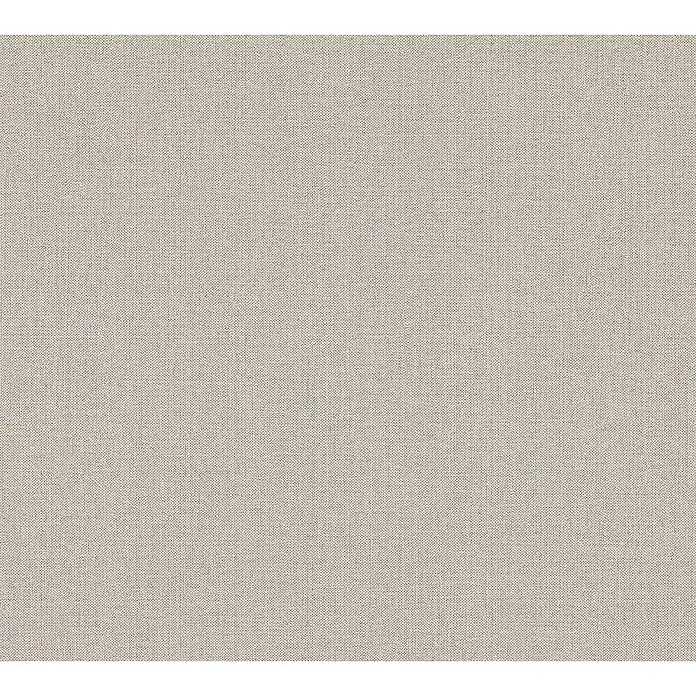 AS Creation Hygge Vliestapete - Hellbraun, Uni, 10,05 x 0,53 m - Detailaufnahme