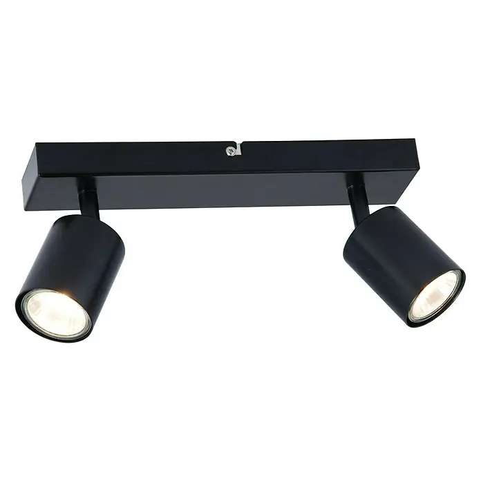 Regleta LED Ecco - 8 W, L x An x Al: 28 x 6 x 14 cm, Negro, Blanco neutro