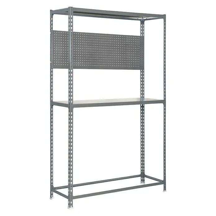 Simonrack Simonauto Estantería para neumáticos Simonracing Megaplus - L x An x Al: 40 x 120 x 200 cm, Capacidad de carga: 180 kg/balda, Número de baldas: 3 ud., Gris