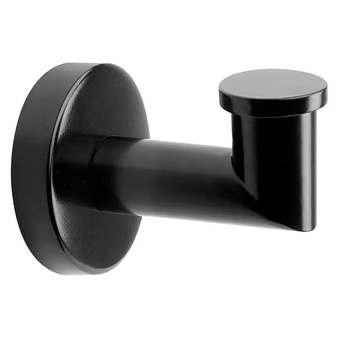 Bath Stage B-Dark Colgador - Número de ganchos: 1 ud., Negro