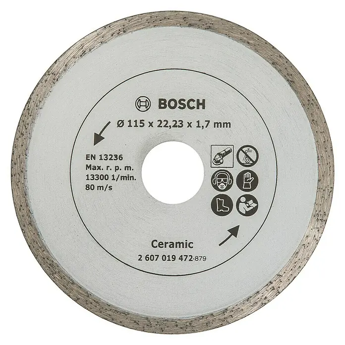 Bosch Disco de corte de diamante - Diámetro disco: 115 mm, Apto para: Baldosas