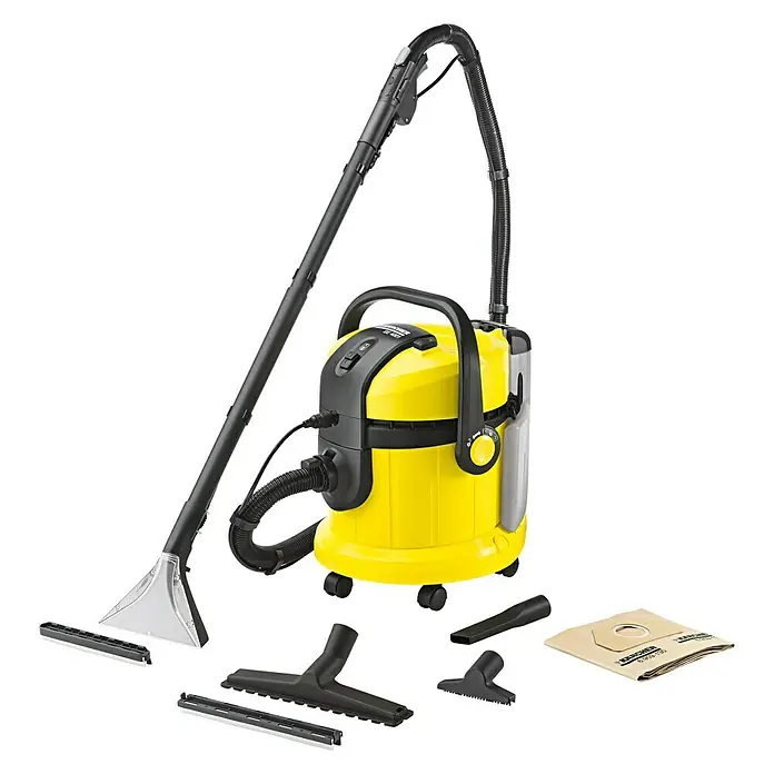 Kärcher Waschsauger SE 4001 - Leistungsaufnahme: 1.400 W, Behältervolumen: 2 x 4 l - Linke Seitenansicht