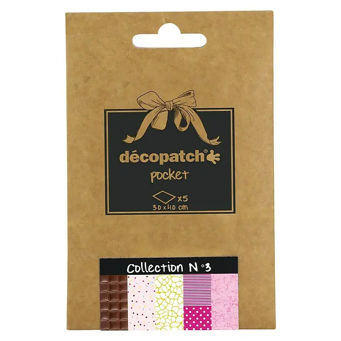 Décopatch Papel decorativo Pocket N3 - 40 x 30 cm, Papel