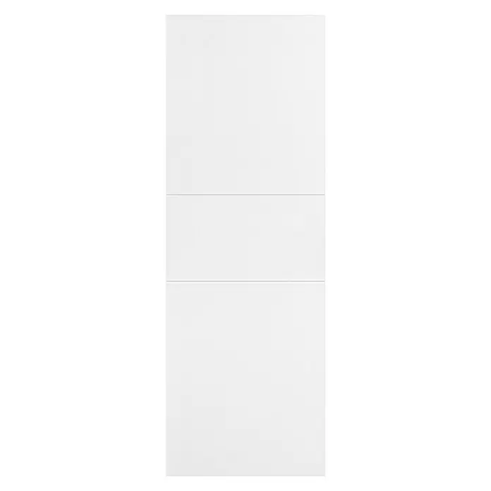 Solid Elements Puerta corredera de madera Munich - 72,5 x 203 cm, Blanco, Macizo