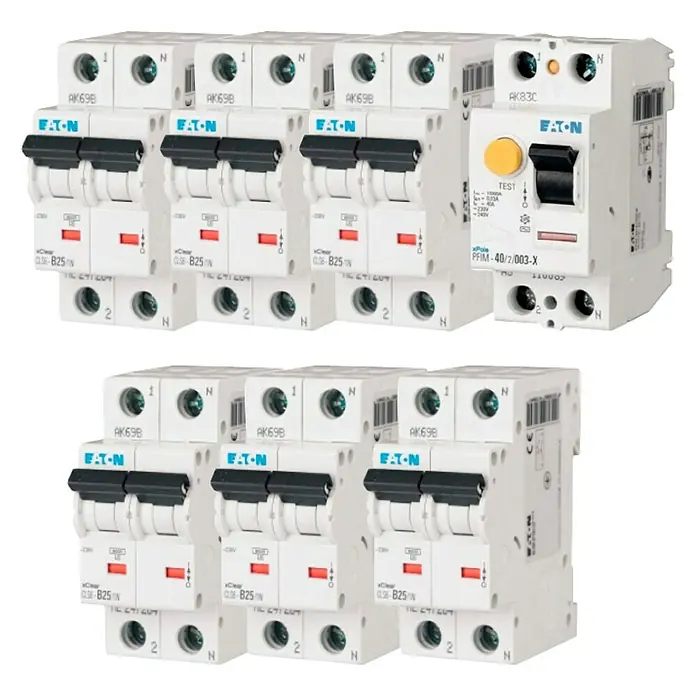 Eaton Magnetotérmico automático Kit Basic - 40 A, 30 mA, 2 polos