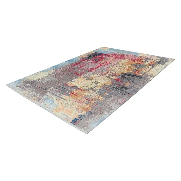 Kayoom Kurzflorteppich Antigua - Bunt, 170 x 120 cm, 100 % Polyester - Rechte Seitenansicht