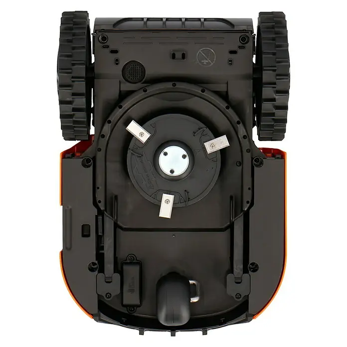Bosch Robotmaaier S300 - 20 V, Li-ion, 2 Ah, 1 accu, Max. gazonoppervlakte: 300 m² - Zicht van beneden