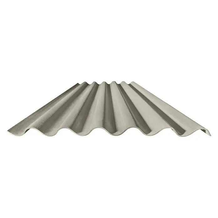 Euronit Placa de fibrocemento Granonda Go 177 - 3 m x 1,1 m x 6,5 mm, Gris