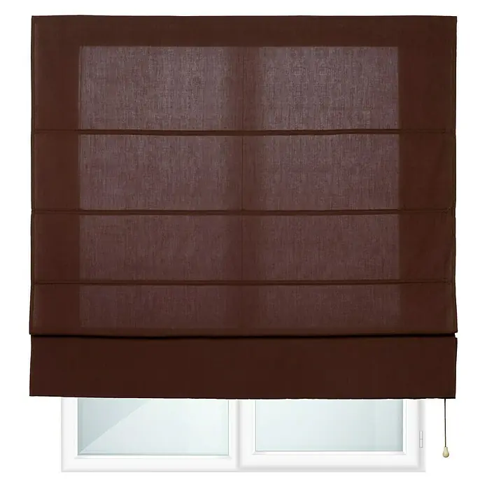 Estor plegable City - An x Al: 175 x 180 cm, Chocolate