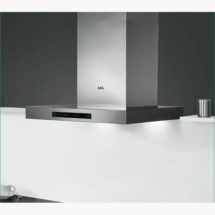 AEG Campana de pared DBB5660HM - Ancho: 59,8 cm, Potencia de aire máx.: 352 m³/h en funcionamiento normal, Acero inoxidable