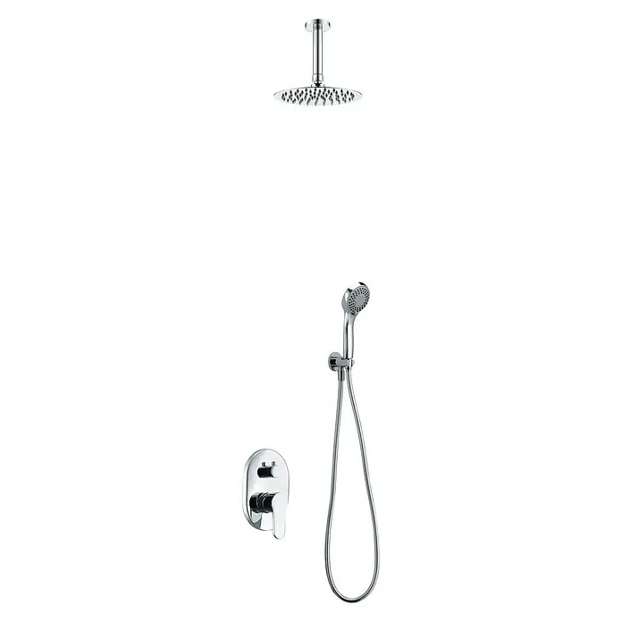 Imex Conjunto de ducha empotrado Oslo - Cromo, Brillante