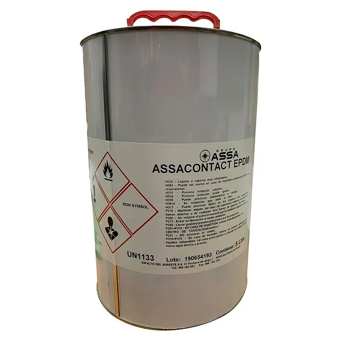 Grupo Assa Adhesivo de contacto Assacontact EPDM - 5 l, Listo para su uso
