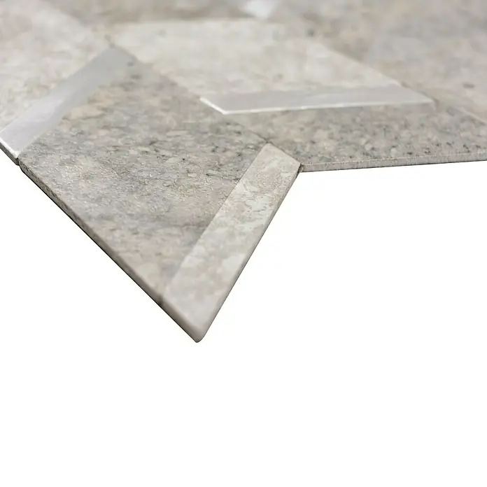 Selbstklebemosaik SAM 4AR42CLG - 28 x 29 cm, Vinyl, Grau - Detailaufnahme