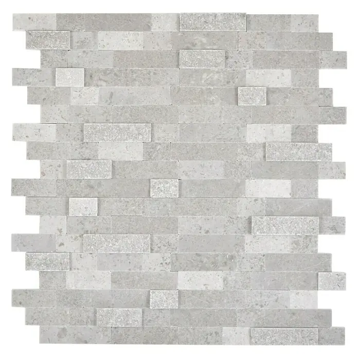 Selbstklebemosaik SAM 4NM32 - 30 x 27,5 cm, Naturstein, Grau - Vorderansicht