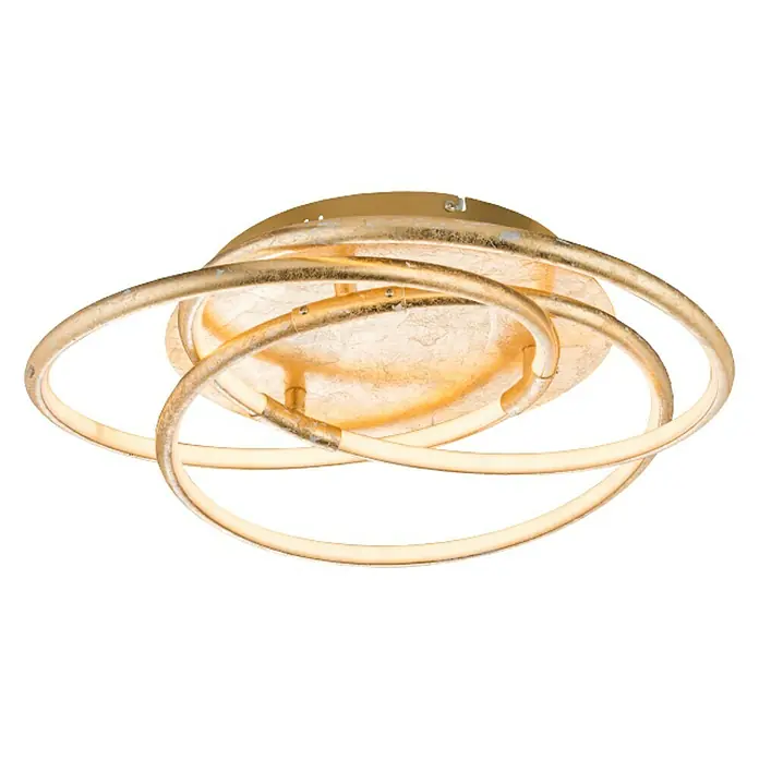 Globo LED-Deckenleuchte Barna - 30 W, Gold, Warmweiß