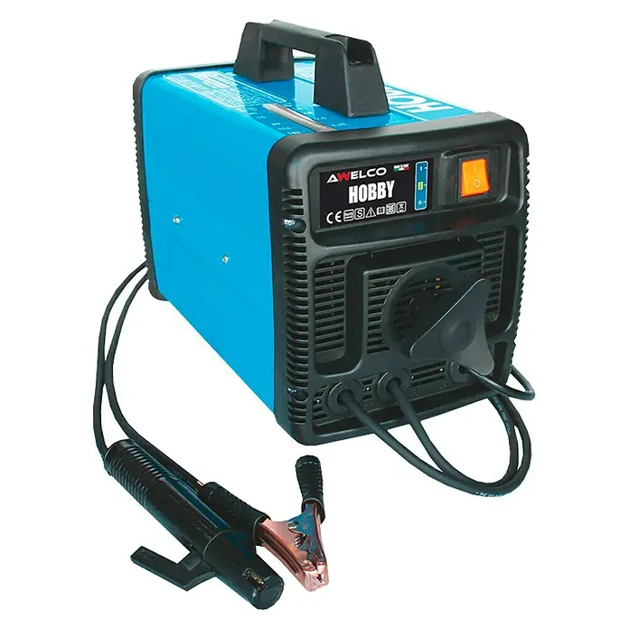 Awelco Equipo de soldadura Hobby 150 - 4.700 W, Corriente de soldadura: 40 - 140 A, Grosor de electrodo: 1,6 - 3,2 mm