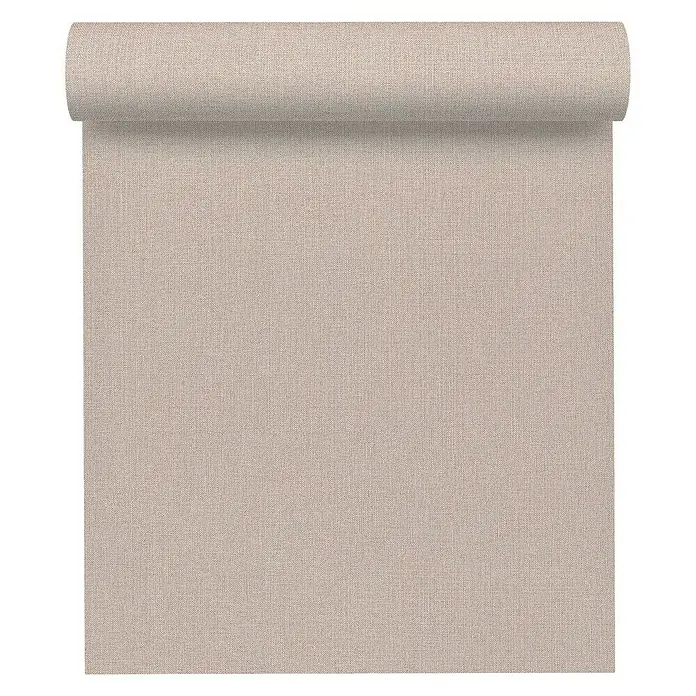 AS Creation Hygge Vliestapete - Hellbraun, Uni, 10,05 x 0,53 m - Vorderansicht