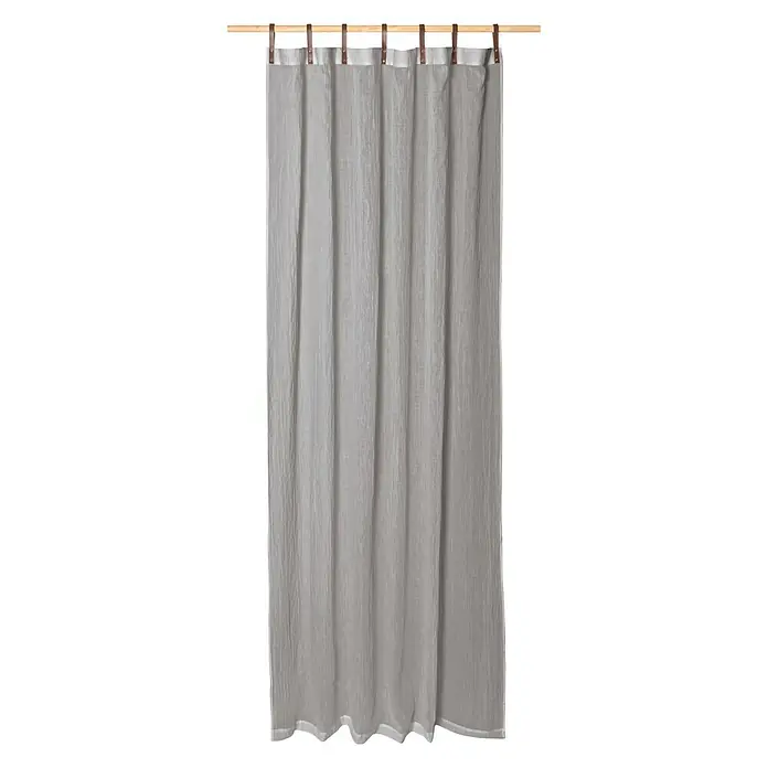 Schlaufenschal Evi - 80 % Polyester, 20 % Baumwolle, Schlaufen: 53 % Polyester, 47 % Polyurethan, Grau - Vorderansicht