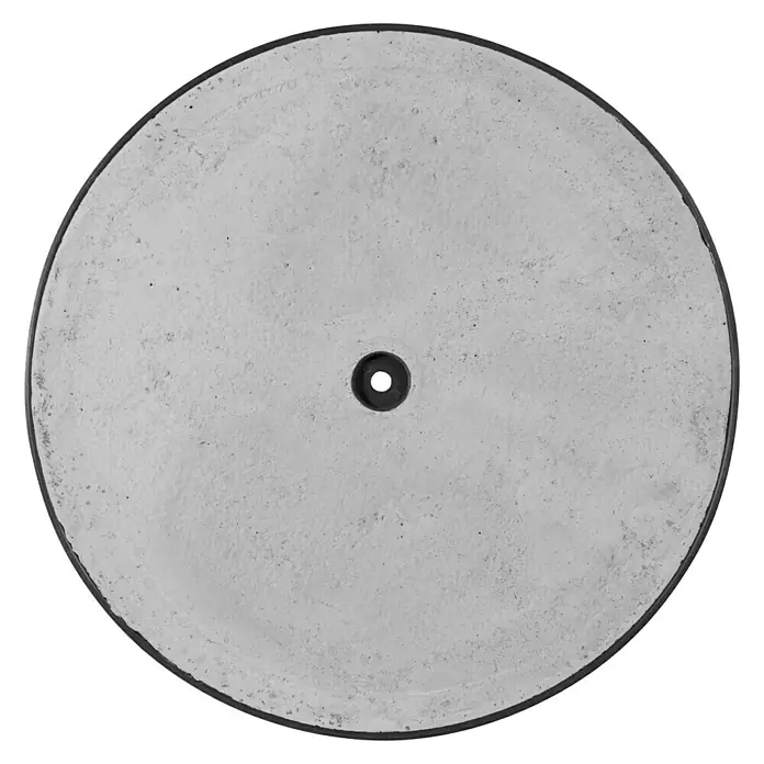 Doppler Betonschirmständer - Durchmesser: 44 cm, Für Rohrdurchmesser: 19 mm - 25 mm - Ansicht von unten