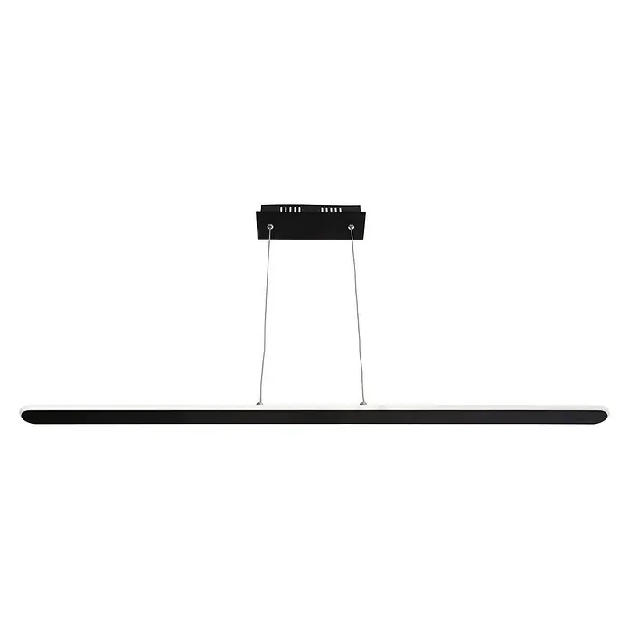 Lámpara colgante LED Raven - 20 W, L x An x Al: 100 x 8 x 120 cm, Negro, Blanco neutro