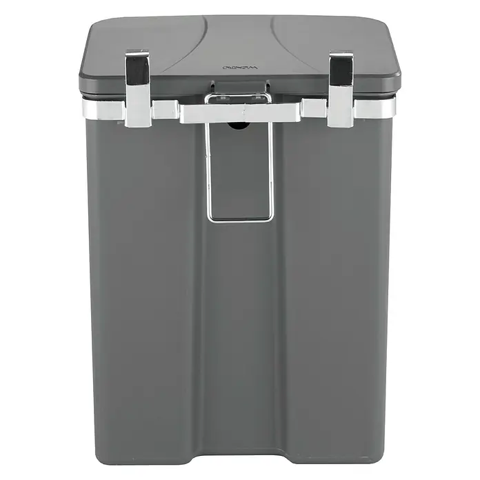 Wenko Cubo de basura para puertas - Gris, Polipropileno