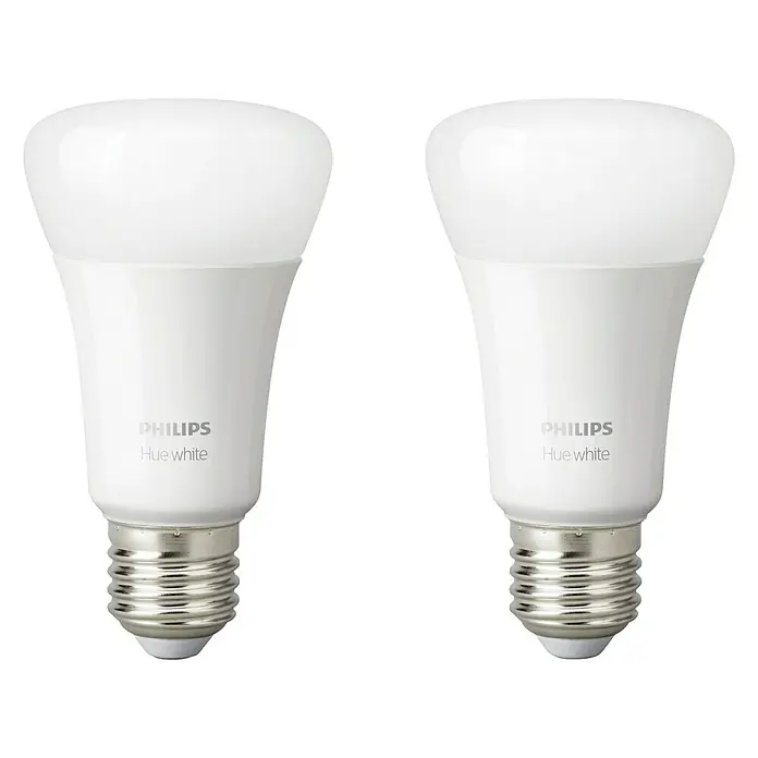 Philips Hue Set LED žarulja - E27, 9 W, Topla bijela, Može se prigušiti, 2 kom - Pogled sprijeda
