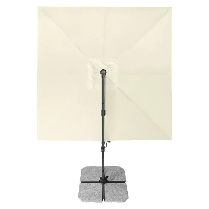Derby Ravenna Pendelschirm Ax - Natur, L x B: 268 x 268 cm - Ansicht von oben