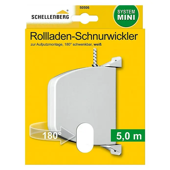 Schellenberg Rollladen-Gurtwickler - Aufputz, Lochabstand: 155 mm