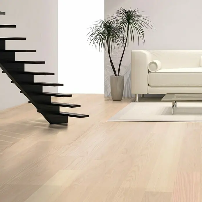 Handmuster Eiche Alpine - 280 x 160 x 15 mm, Landhausdiele - Stimmungsaufnahme