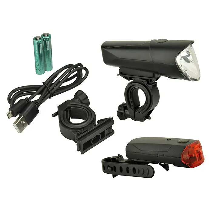Fischer LED-Leuchten-Set 40/20/10 Lux - 10 Lux (Frontlicht) - Detailaufnahme