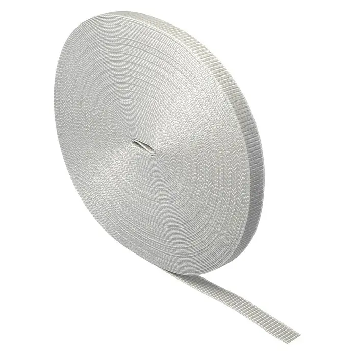 Schellenberg Rollladengurt - Grau, Länge: 50 m, Gurtbreite: 23 mm - Diagonale Ansicht