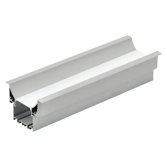 Eglo Profil Recessed Profile 3 - 200 x 6,5 x 4,5 cm, Aluminium, Weiß, Aluminium - Vorderansicht