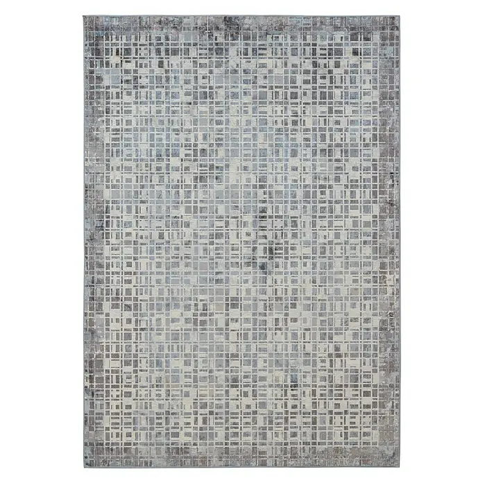 Alfombra Royal Gabeh cuadros - Multicolor, 195 x 135 cm, 100% viscosa